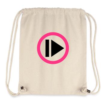 Play Musik - Stanley/Stella recycelter Gym Bag - Naturweiß - Vorne