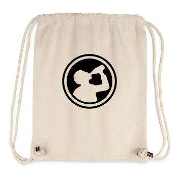 Alkohol saufen - Stanley/Stella recycelter Gym Bag - Naturweiß - Vorne