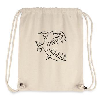 Monster Fish - Stanley/Stella Recycled Gym Bag - natural - Front