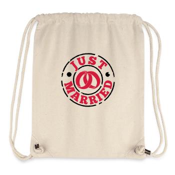 just_married - Stanley/Stella Recycled Gym Bag - natural - Front