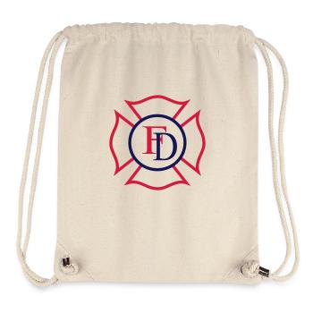 Malteserkreuz Fire Department - Stanley/Stella recycelter Gym Bag - Naturweiß - Vorne