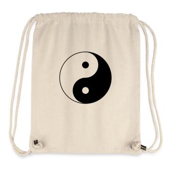 yin_yang - Stanley/Stella recycelter Gym Bag - Naturweiß - Vorne