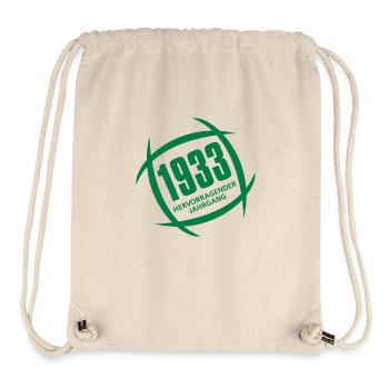 Hervorragender Jahrgang 1933 geboren - Stanley/Stella recycelter Gym Bag - Naturweiß - Vorne