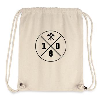 darts 180 design - Stanley/Stella recycelter Gym Bag - Naturweiß - Vorne