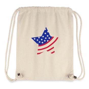 usa_stern - Sac à cordon recyclé Stanley/Stella - blanc naturel - Devant