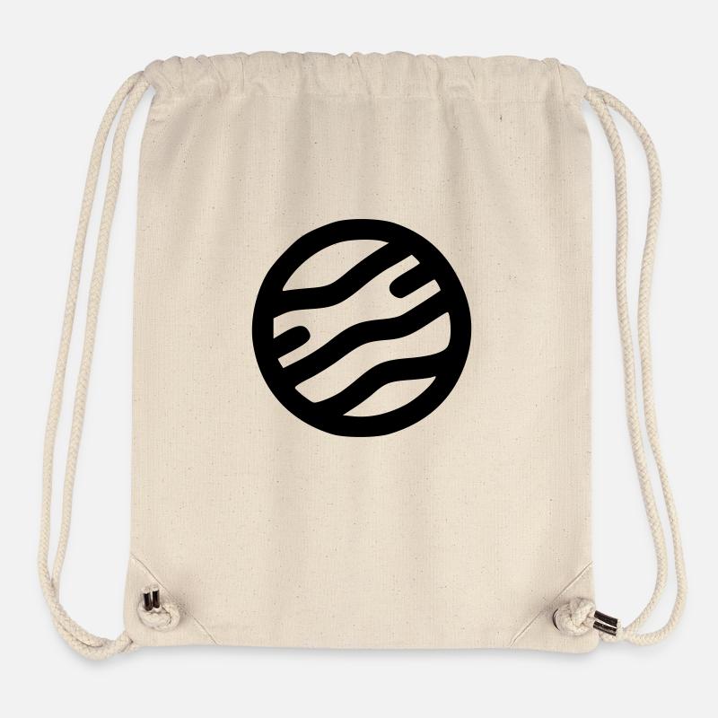 Planète - Sac à cordon recyclé Stanley/Stella - blanc naturel