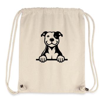 Pitbull - Sac à cordon recyclé Stanley/Stella - blanc naturel - Devant