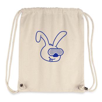 Lunettes de soleil lapin Grooves Stripes Fête Célébrer Fun - Sac à cordon recyclé Stanley/Stella - blanc naturel - Devant