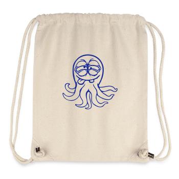 Oktopus Kraken Tintenfisch Kopffüßer lustig albern - Stanley/Stella recycelter Gym Bag - Naturweiß - Vorne