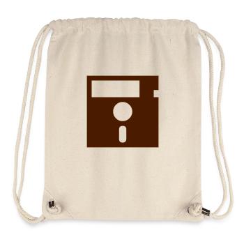 Floppy Disk - Stanley/Stella Recycled Gym Bag - natural - Front