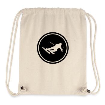 Ski - Sac à cordon recyclé Stanley/Stella - blanc naturel - Devant