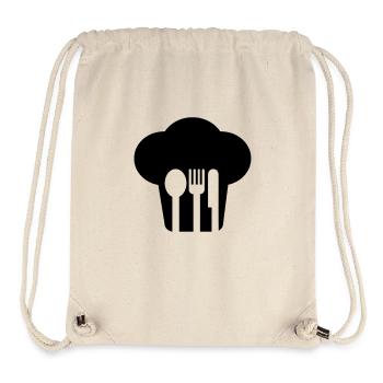 Toque and Cutlery - Stanley/Stella Recycled Gym Bag - natural - Front