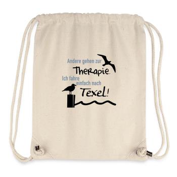 Therapie Texel - Stanley/Stella recycelter Gym Bag - Naturweiß - Vorne