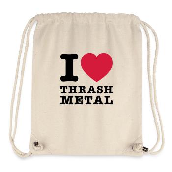 I Love Thrash Metal 2 - Stanley/Stella recycelter Gym Bag - Naturweiß - Vorne
