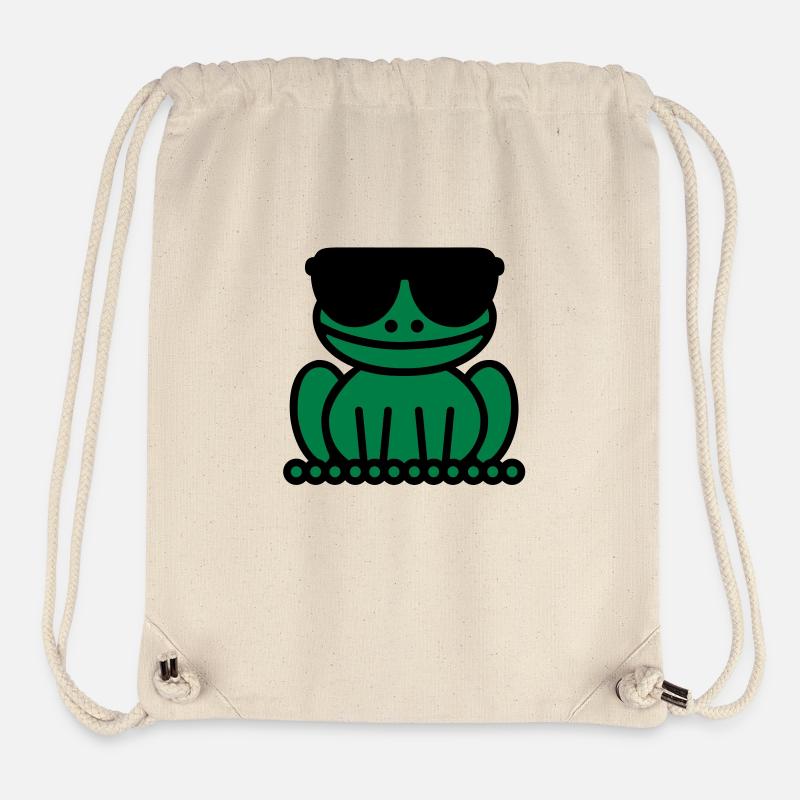 Cool Frog - Stanley/Stella Recycled Gym Bag - natural