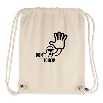 Don t Touch - Stanley/Stella recycelter Gym Bag - Naturweiß - Vorne