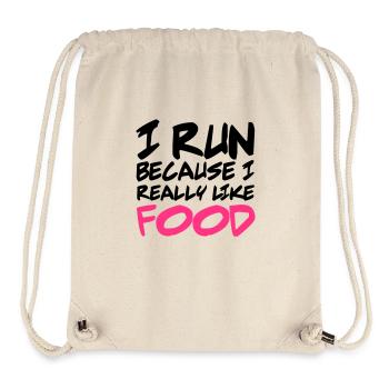 Run - Stanley/Stella recycelter Gym Bag - Naturweiß - Vorne