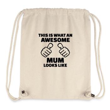 Mutter - Stanley/Stella recycelter Gym Bag - Naturweiß - Vorne
