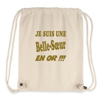 Eine goldene Schwägerin - Stanley/Stella recycelter Gym Bag - Naturweiß - Vorne