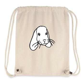 Bunny Rabbit Bunny Rodent Small Animal Cute - Stanley/Stella Recycled Gym Bag - natural - Front