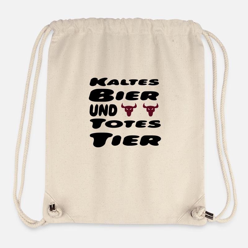 kaltes_bier_und_totes_tier - Stanley/Stella Recycled Gym Bag - natural