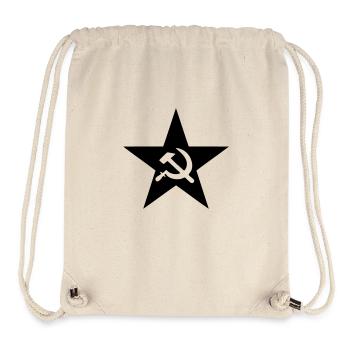 russische Sterne - Stanley/Stella recycelter Gym Bag - Naturweiß - Vorne