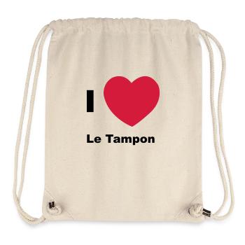 Ich liebe den Tampon - Stanley/Stella recycelter Gym Bag - Naturweiß - Vorne