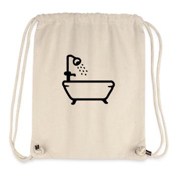 Badewanne - Dusche - Line - Stanley/Stella recycelter Gym Bag - Naturweiß - Vorne