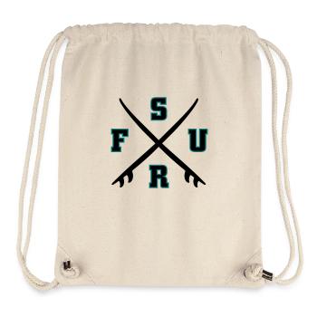 Surf Logo - Stanley/Stella Recycled Gym Bag - natural - Front