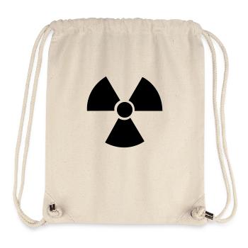 Atom Zeichen - Stanley/Stella recycelter Gym Bag - Naturweiß - Vorne
