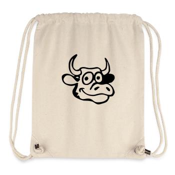 Head of cow - Stanley/Stella Recycled Gym Bag - natural - Front