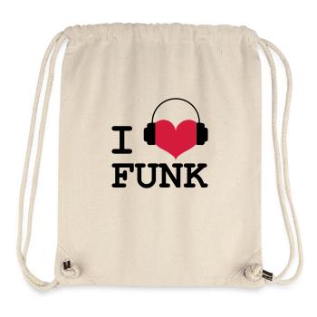 I Love Funk! - Stanley/Stella Recycled Gym Bag - natural - Front