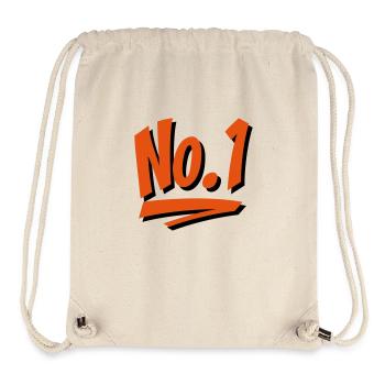 Number 1 - Stanley/Stella Recycled Gym Bag - natural - Front