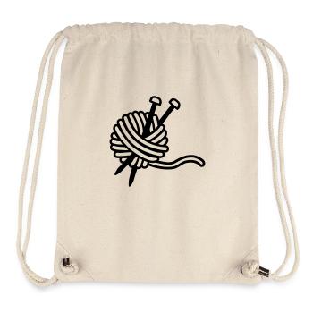 Stricken - Stanley/Stella recycelter Gym Bag - Naturweiß - Vorne