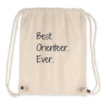 Orienteering / Orienteer / Orientierungslauf - Stanley/Stella recycelter Gym Bag - Naturweiß - Vorne