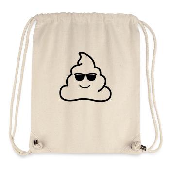 coole kacke - Stanley/Stella recycelter Gym Bag - Naturweiß - Vorne