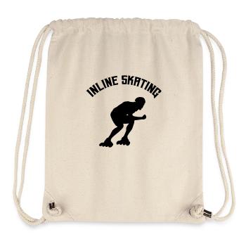 Inline skating - Stanley/Stella Recycled Gym Bag - natural - Front