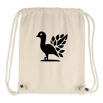 Pfau - Stanley/Stella recycelter Gym Bag - Naturweiß - Vorne