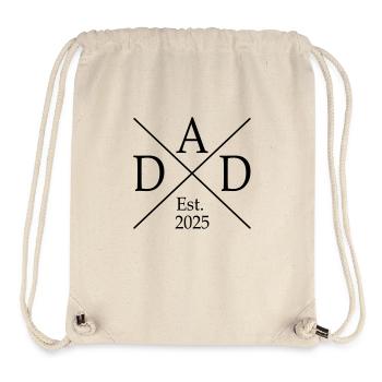Dad Est 25 - Stanley/Stella recycelter Gym Bag - Naturweiß - Vorne