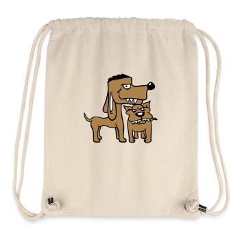 2 Nasty Dogs Team Two Friends Bro Crew - Stanley/Stella Recycled Gym Bag - natural - Front
