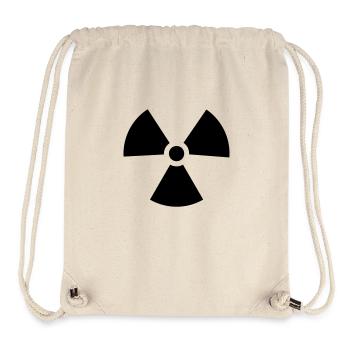 atomzeichen - Stanley/Stella recycelter Gym Bag - Naturweiß - Vorne