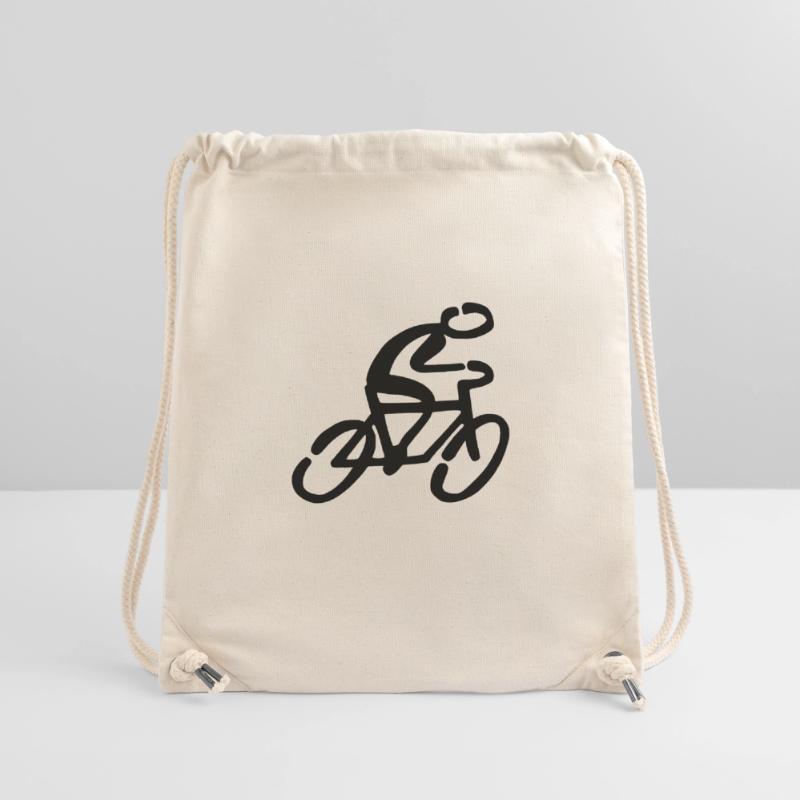 Cyclists Bicycle Stanley/Stella Recycled Gym Bag