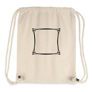 Rahmen frame - Stanley/Stella recycelter Gym Bag - Naturweiß - Vorne