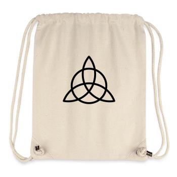 Keltischer Knoten - Stanley/Stella recycelter Gym Bag - Naturweiß - Vorne