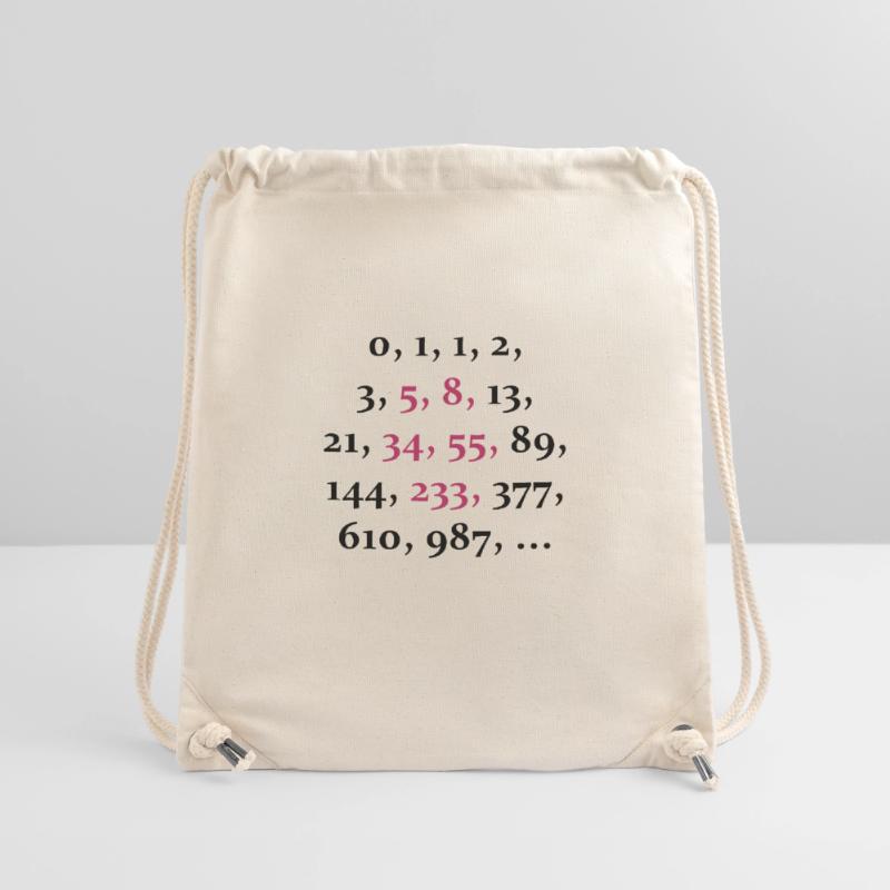fibonacci sequence (2c) Stanley/Stella Recycled Gym Bag