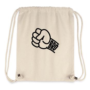 Bro - Stanley/Stella recycelter Gym Bag - Naturweiß - Vorne