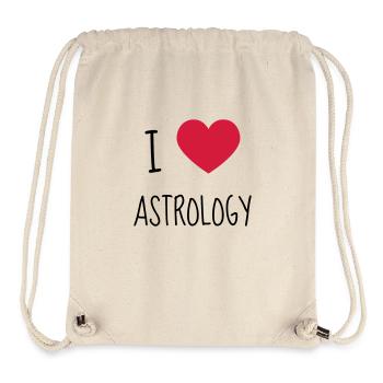 Astrologie / Astrologe / Stern / Horoskop / - Stanley/Stella recycelter Gym Bag - Naturweiß - Vorne