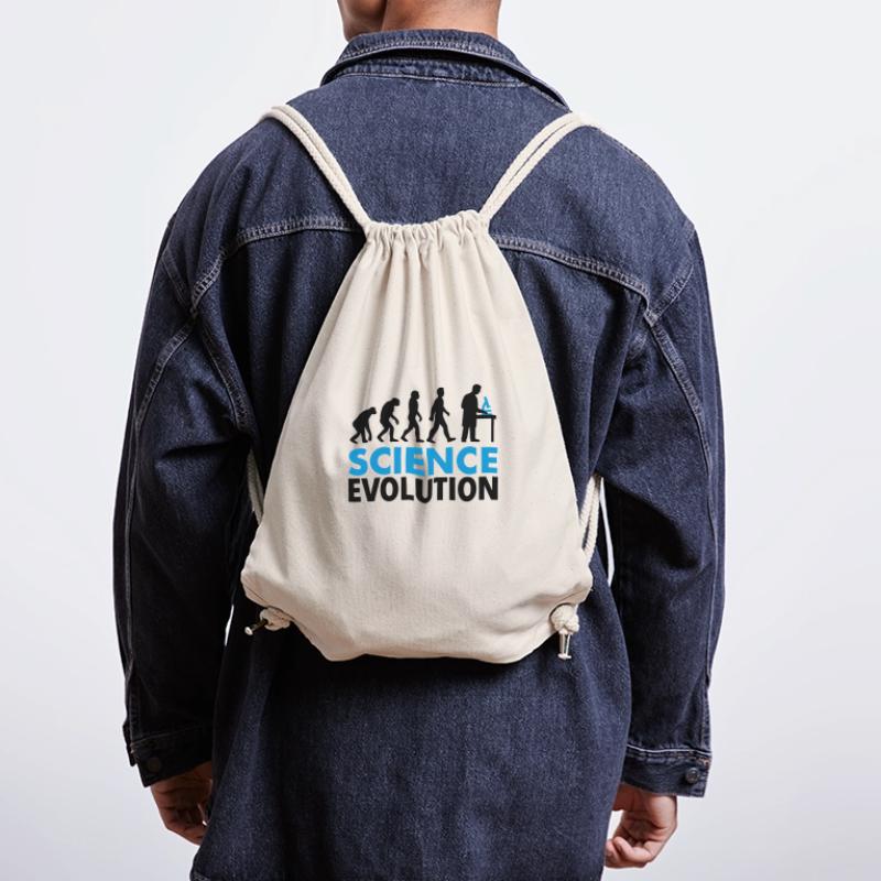 Science Evolution for Science Fans Stanley/Stella Recycled Gym Bag