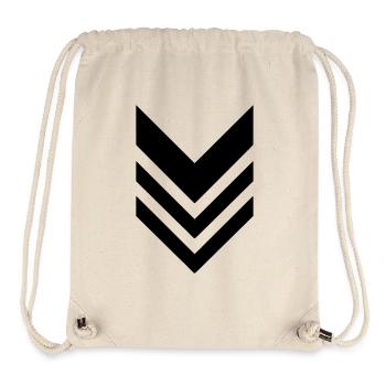 rank military army - Stanley/Stella recycelter Gym Bag - Naturweiß - Vorne