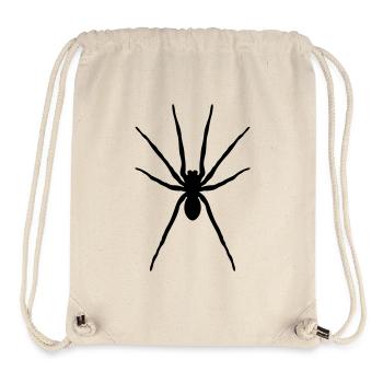 Spinne (Halloween / Gothic / Tattoo / Black) - Stanley/Stella recycelter Gym Bag - Naturweiß - Vorne